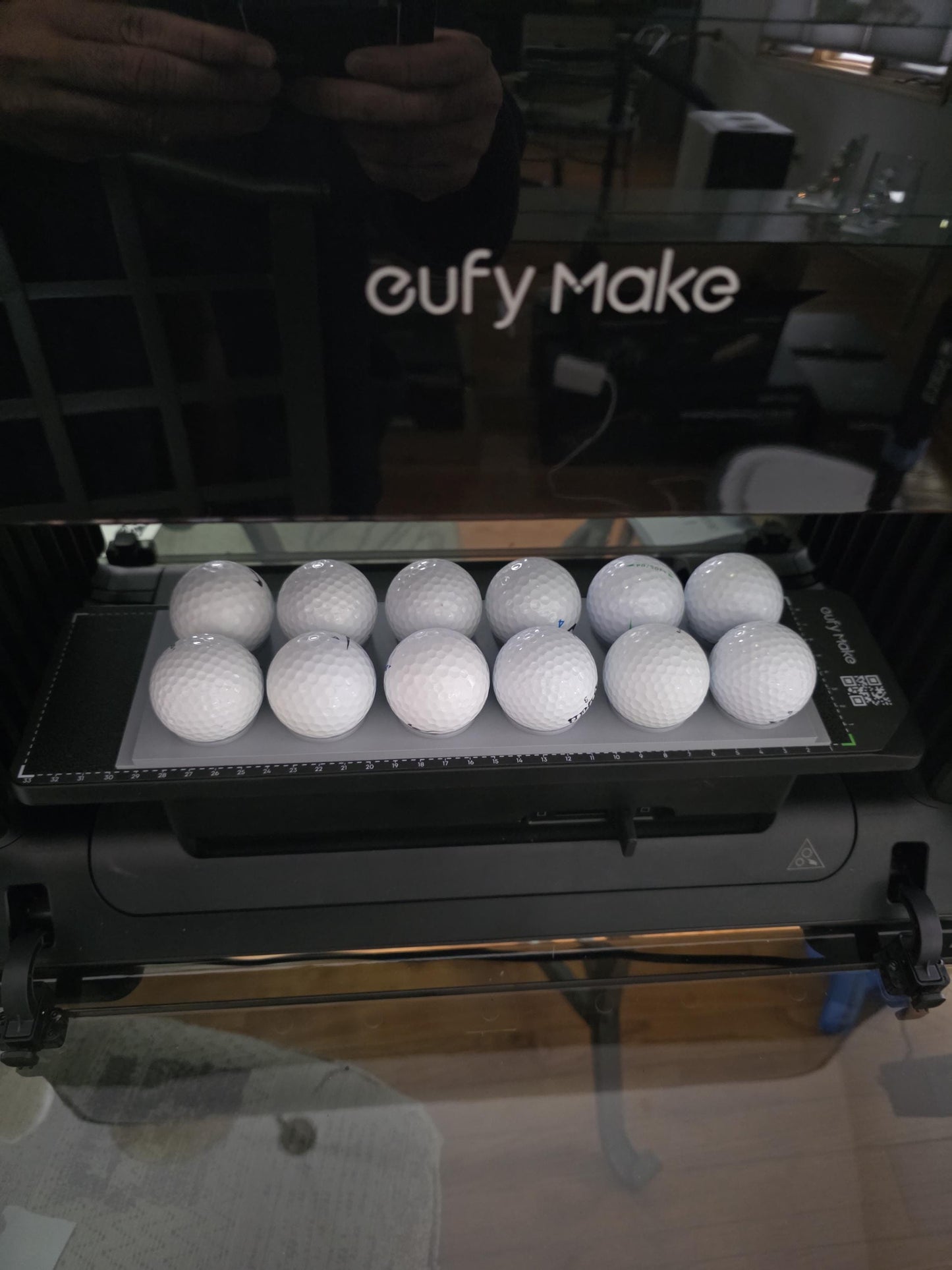 EUFY E1 UV Printer 12 Golf Ball Jig, Gol Ball UV printing, Golf Ball Jig, Golf Ball template