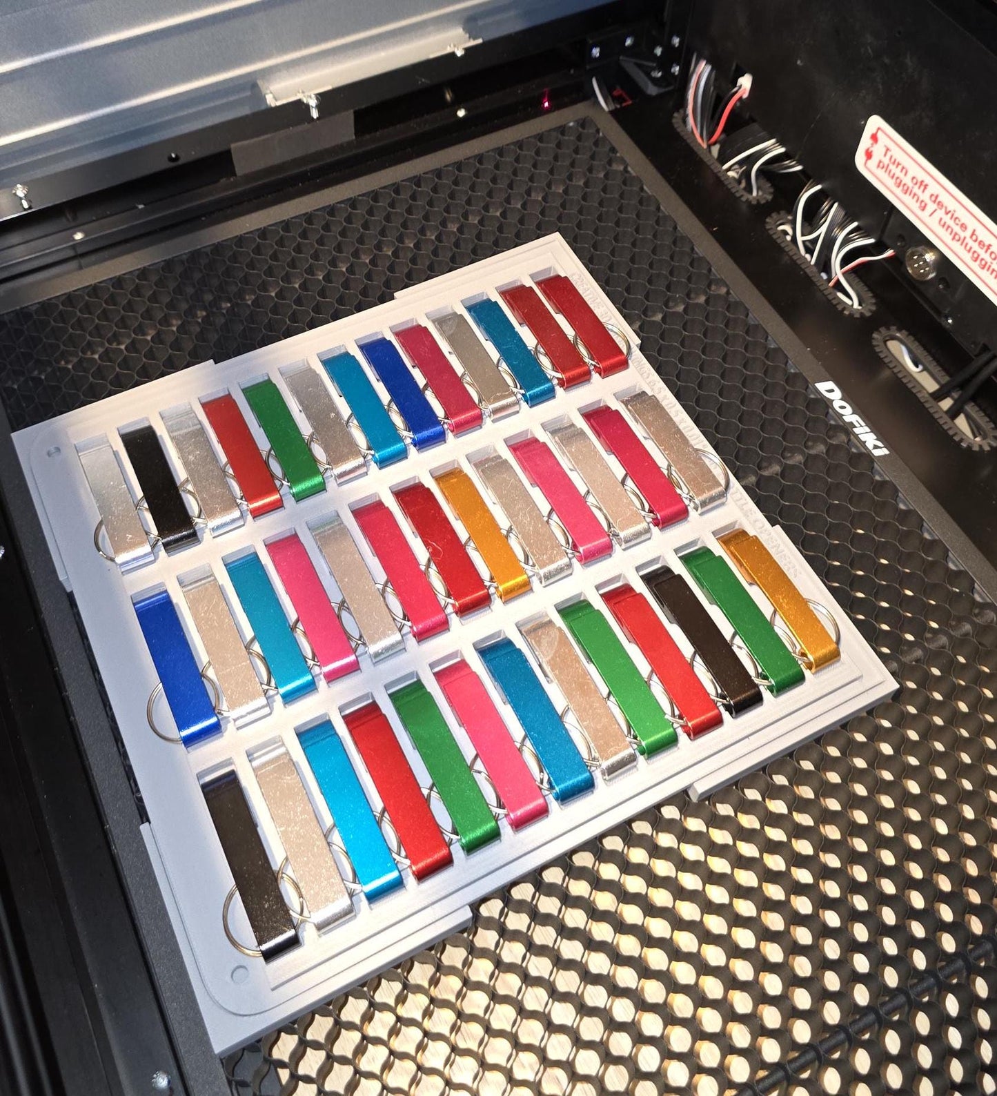 Wecreat 39 Aluminium Bottle Opener Jigs works with P2, S1, M1, M1 Ultra, Glowforge and More