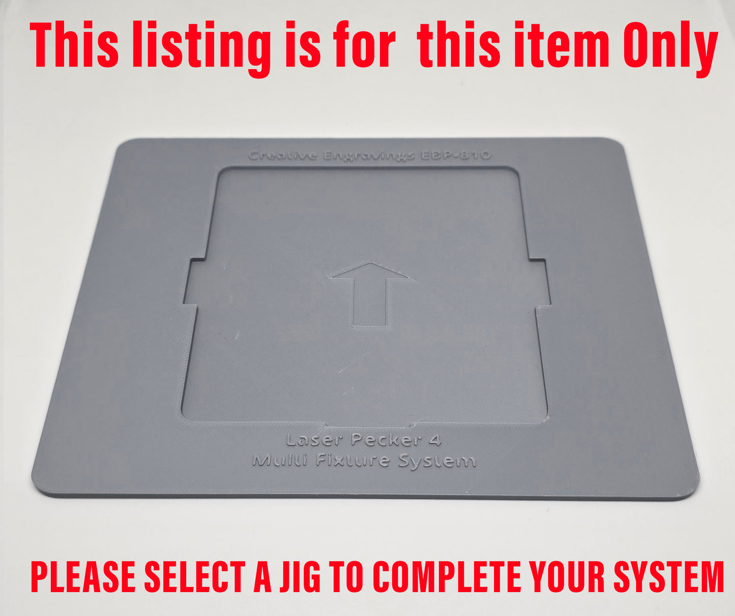 this listing is for this item only please select a jig to complete your system