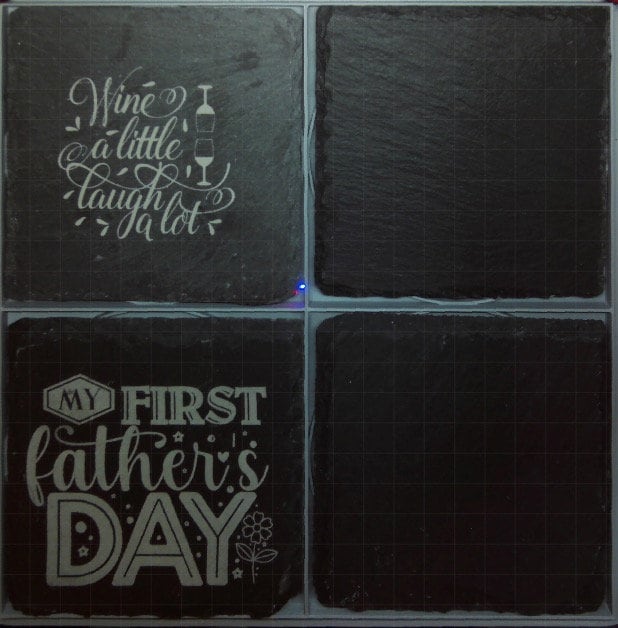 xtool f1 ultra circle and square slate jig