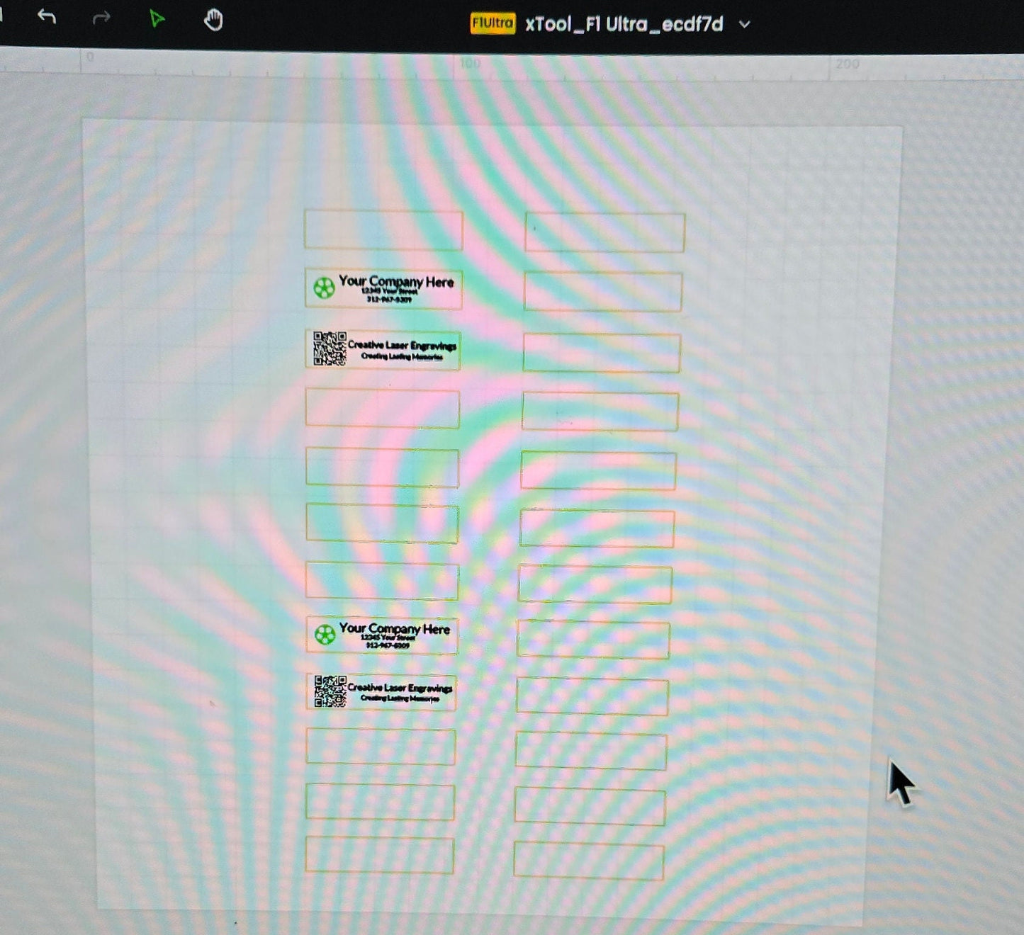 xtool f1 ultra aluminum bottle opener jig