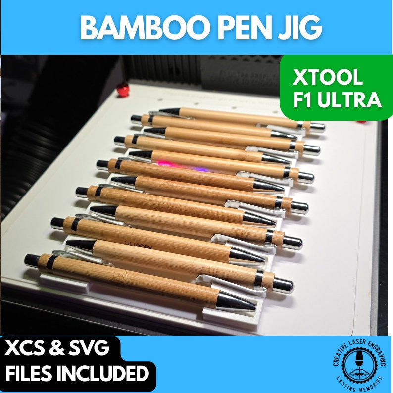 xtool f1 ultra bamboo pen jig