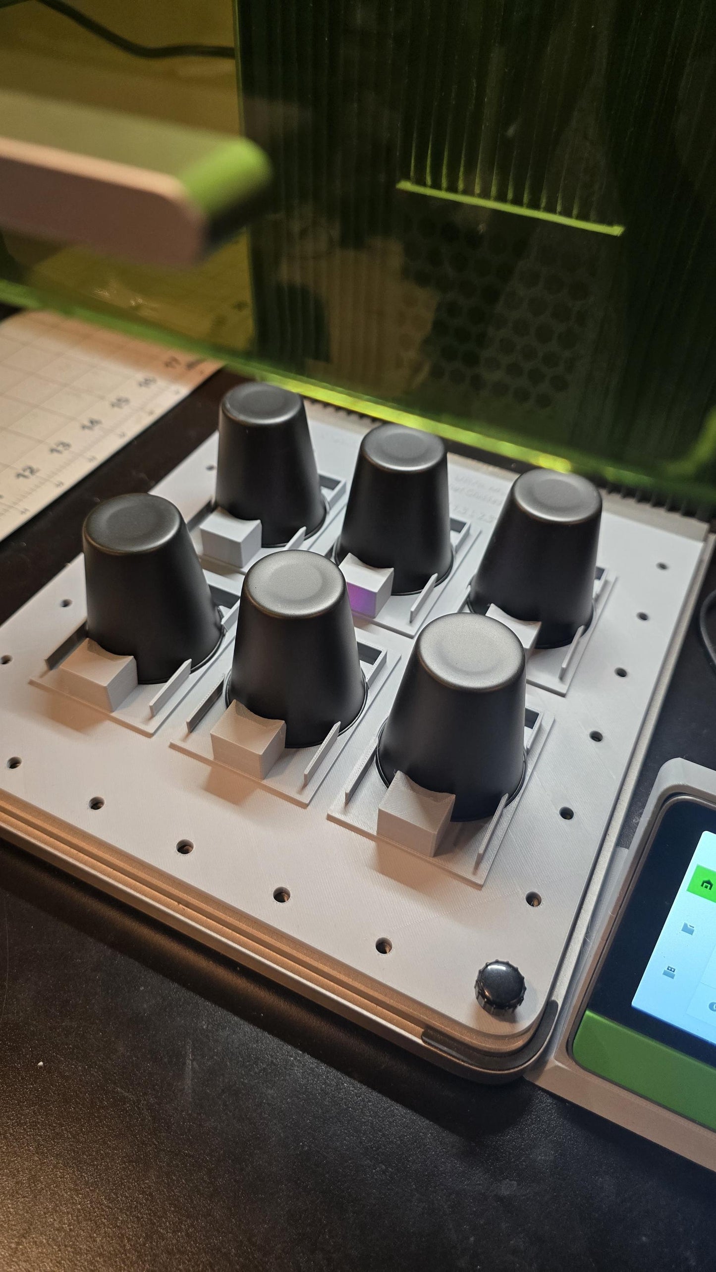 Metal Shot Glass Jig xTool F1 Ultra, 3D Printed Jig, xTool Fiber Laser Jig, xTool F1 Ultra Jig, Fiber Jig, 3D Jig, XCS File