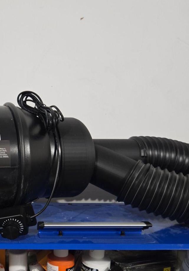 xTool F1 Ultra & S1 Inline Y Adapter for xTool Exhaust Fan, 3D Printed Jig, xTool Fiber Laser Jig, xTool F1 Ultra Jig, Fiber Jig, XCS File