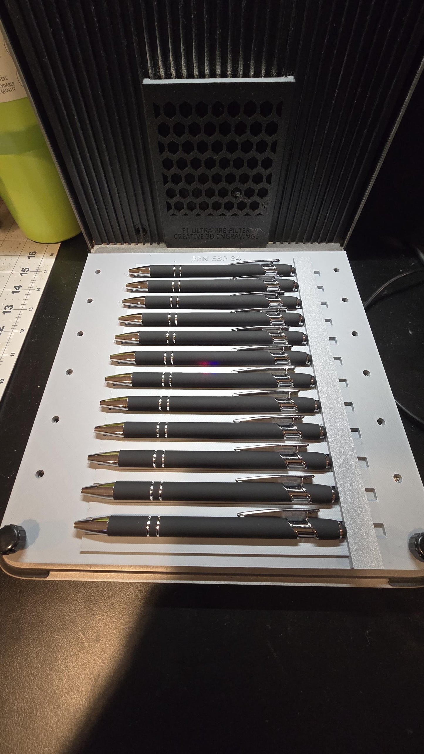 Metal Pen and Touch Pen Jig xTool F1 Ultra, 3D Printed Jig, xTool Fiber Laser Jig, xTool F1 Ultra Jig, Fiber Jig, 3D Jig, XCS File