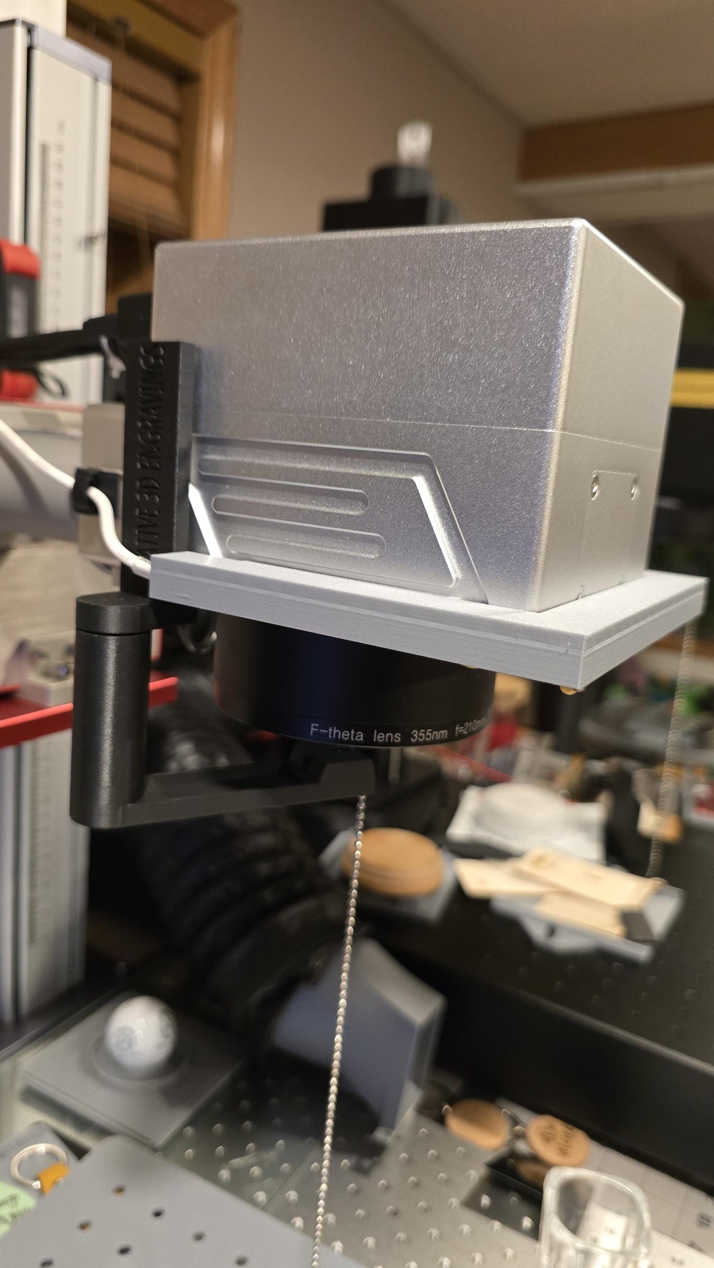Light Frame for Fiber Lasers Fiber Cob Light, Led light for fiber laser, 3D Printed Jig, xTool Fiber Laser Jig, Fiber Jig,