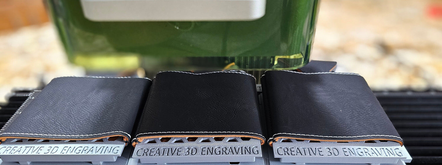 SLIDER Leather Cooler Jig xTool F1 Laser Engraver