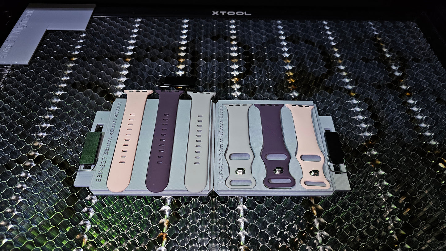 S1, P2, D1, M1 Apple Watch Band Jig xTool Laser Engraver
