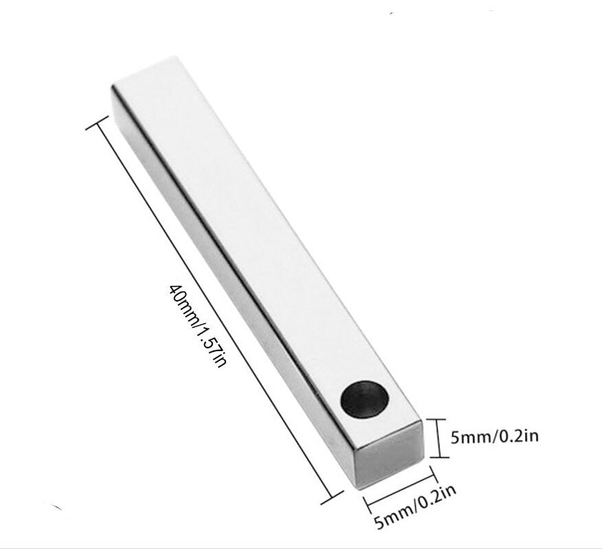 40 MM X 5 MM Bar Jewlery for the xTool F1 laser Engraver