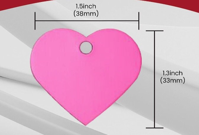 9 Heart Tag Jig xTool F1 Laser Engraver