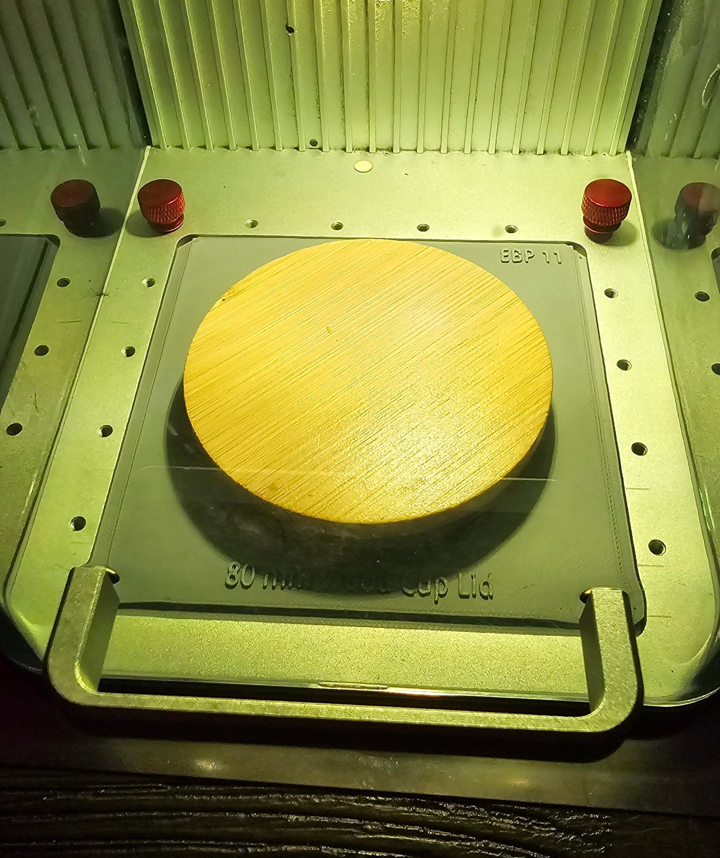 80mm Wood Candle Jig xTool F1 Laser Engraver