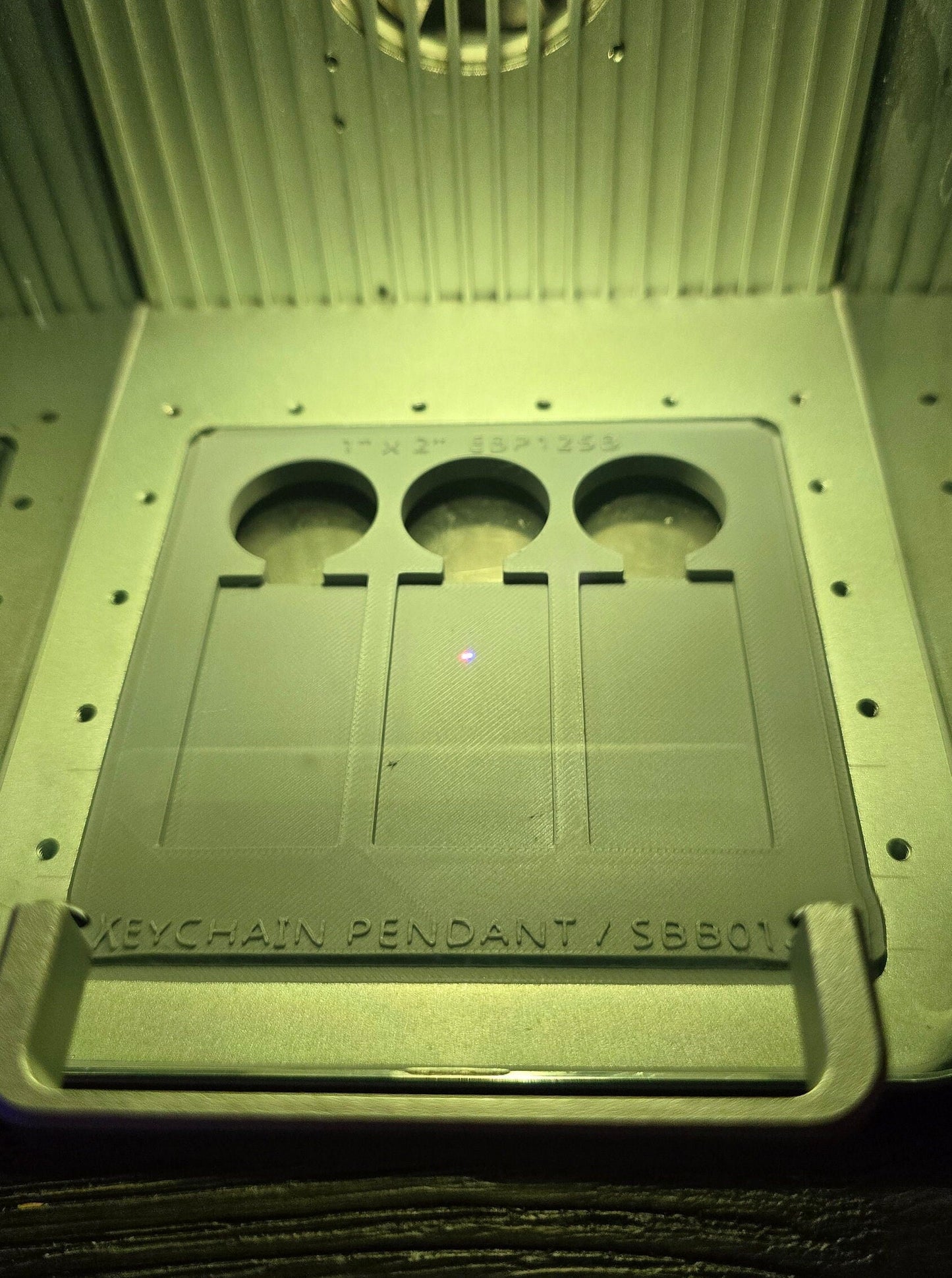 Large Blank Polished Stainless Steel Bar Keychain Pendant / SBB0140 xTool F1 Laser Engraver