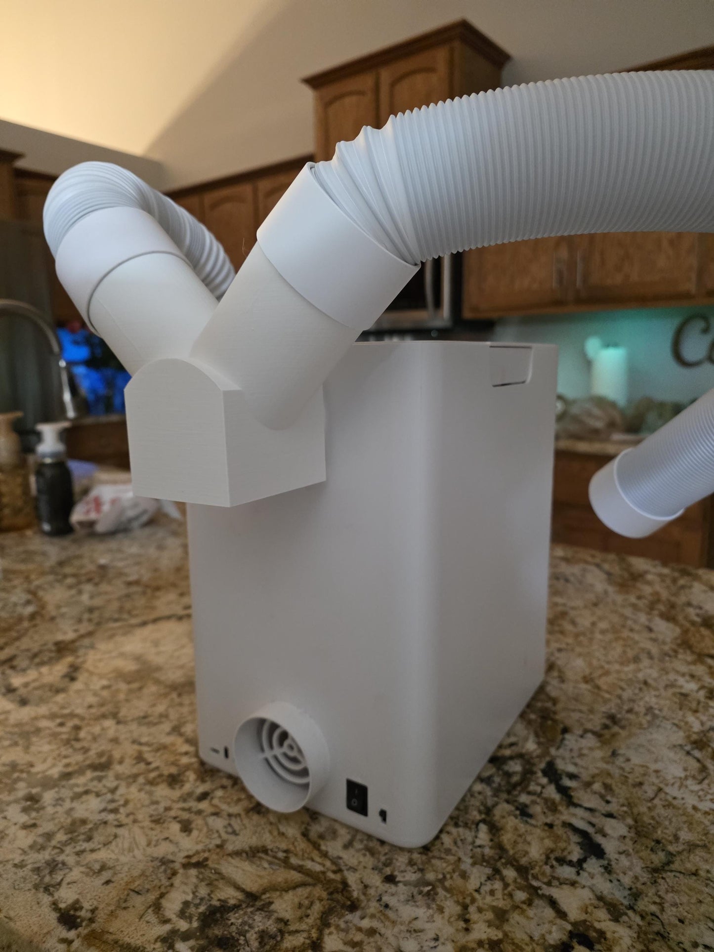 xTool F1 F2 Splitter – Desktop Air Purifier Y Splitter for Dual Laser Compatibility