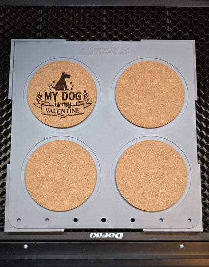 Cork Coasters not included with this adapter