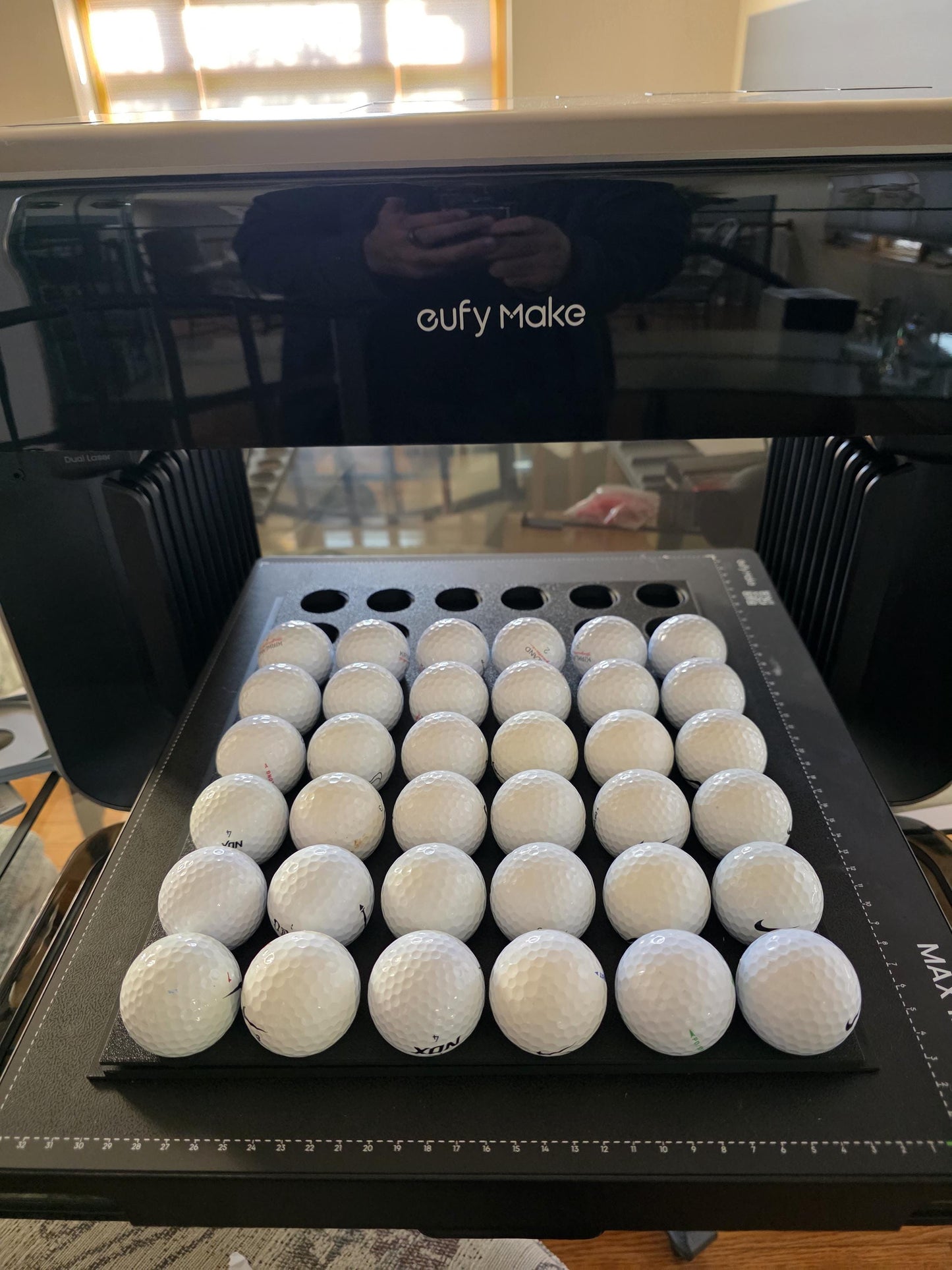 EUFY E1 UV Printer 48 Golf Ball Jig, Gol Ball UV printing, Golf Ball Jig, Golf Ball template
