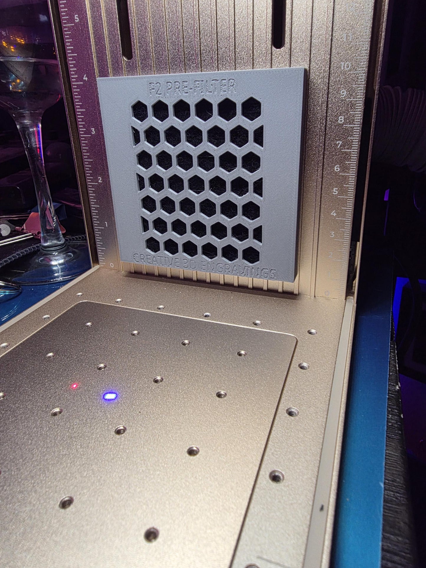 xTool F2 Pre Filter – Carbon Air Filter for Laser Engraving Dust & Smoke Trap