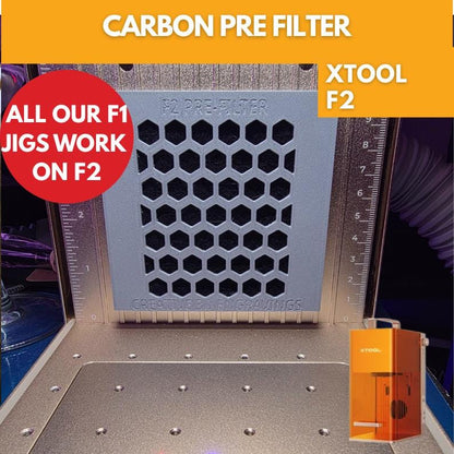 xTool F2 Pre Filter – Carbon Air Filter for Laser Engraving Dust & Smoke Trap