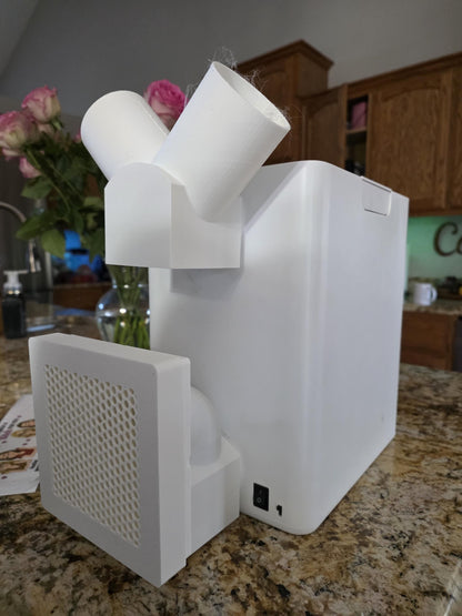 xTool F1 F2 Splitter – Desktop Air Purifier Y Splitter for Dual Laser Compatibility