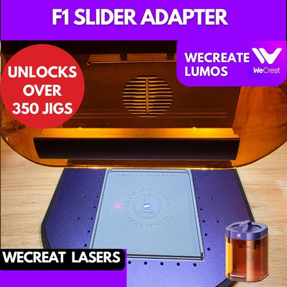 Wecreat Lumos Jig Adapter to use with xTool F1 Laser Jigs, 3D Printed Jig, xTool Fiber Laser Jig, Laser Jig, Fiber Jig, XCS File,