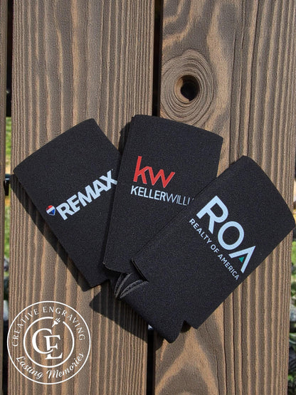 Personalized Neoprene Can Cooler - Custom 12oz Can Sleeve | Insulated Drink Holder