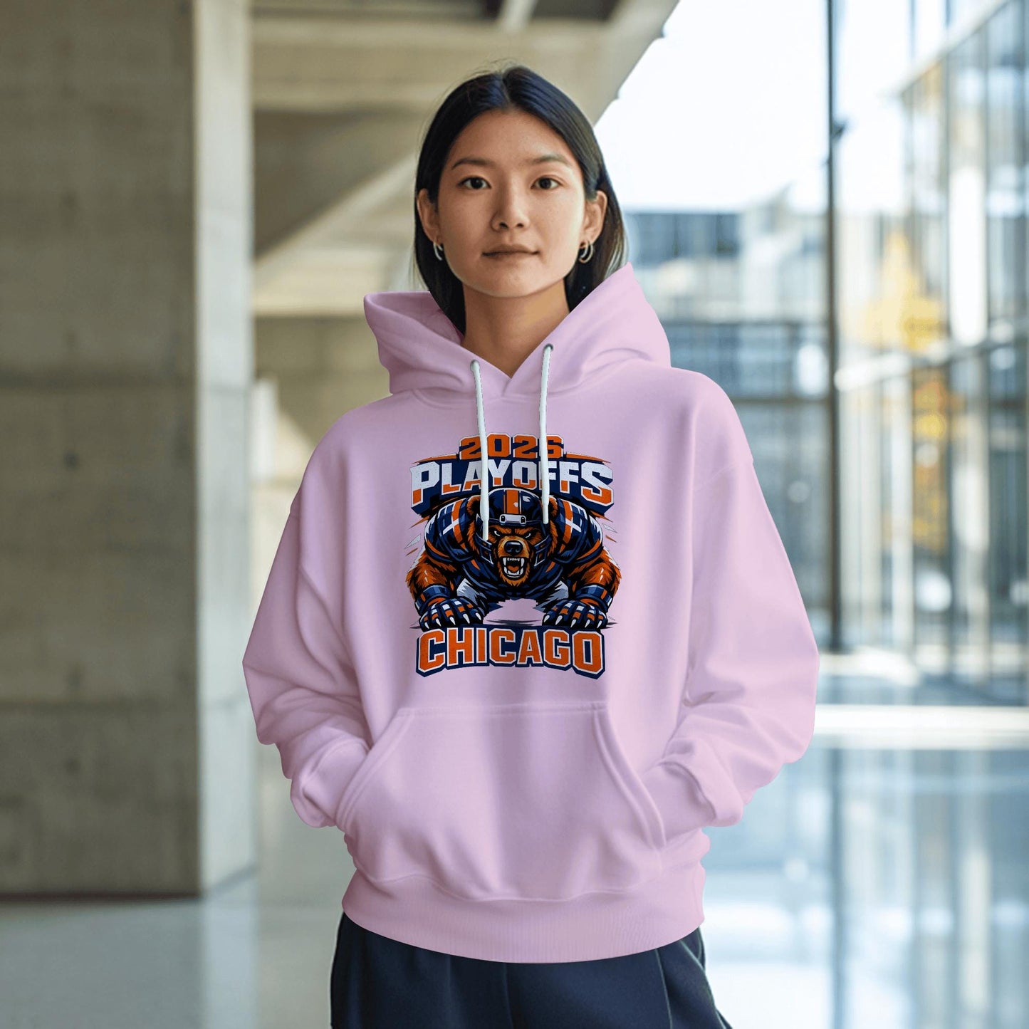 Football Playoff Hoodies – Custom Team Color Hoodies & Chicago Playoff Tees