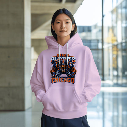 Football Playoff Hoodies – Custom Team Color Hoodies & Chicago Playoff Tees