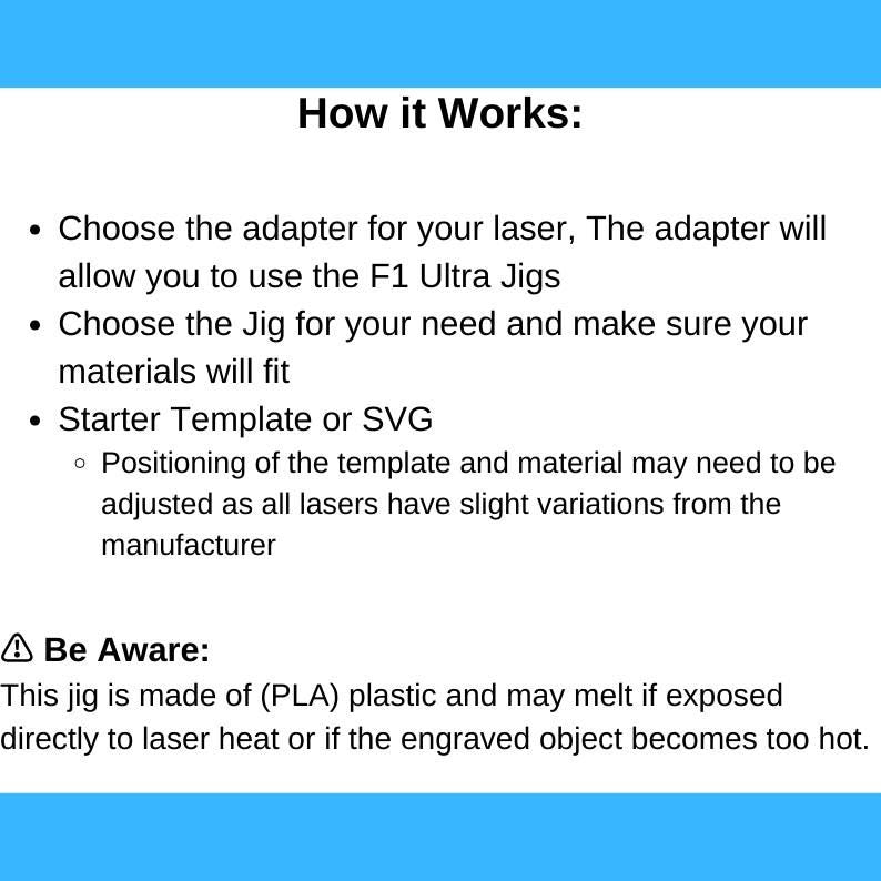 Wecreat Magnetic HoneyComb Adapter for F1 Ultra Jigs works with P2, S1, M1, M1 Ultra, Glowforge and More