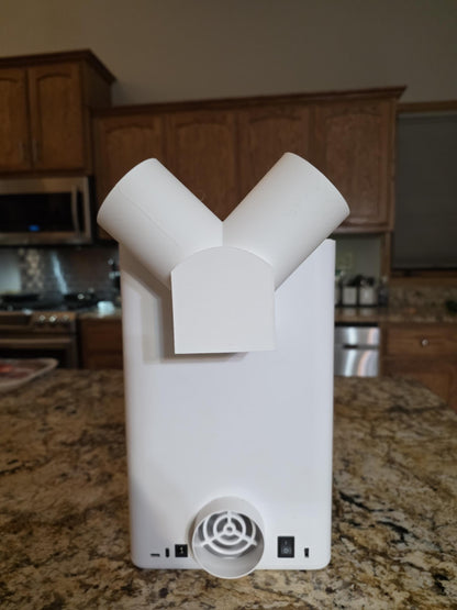 xTool F1 F2 Splitter – Desktop Air Purifier Y Splitter for Dual Laser Compatibility