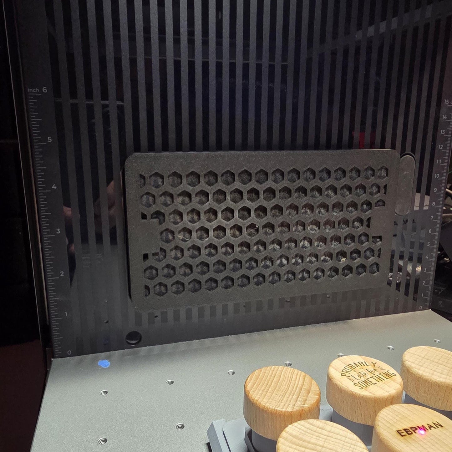 xTool F2 Ultra Prefilter - Carbon Filter Cover & 3D Printed Jig for Laser Exhaust