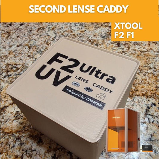 xTool F2 Ultra Lens Caddy – Protective Laser Lens Holder & Storage Case