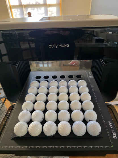 EUFY E1 UV Printer 48 Golf Ball Jig, Gol Ball UV printing, Golf Ball Jig, Golf Ball template