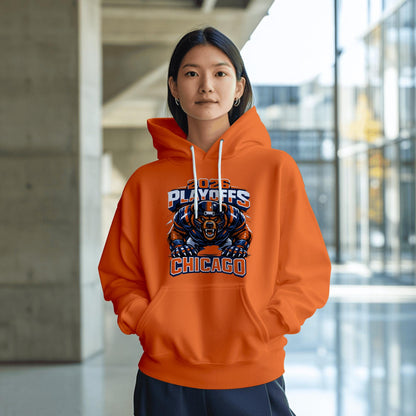 Football Playoff Hoodies – Custom Team Color Hoodies & Chicago Playoff Tees