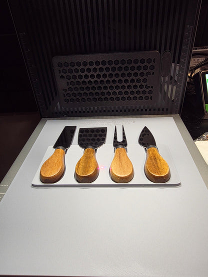 Makerflow Serving Jig – Universal Tool Fixture for Marble Serving Board Engraving