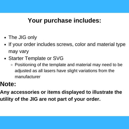 Wecreat 39 Aluminium Bottle Opener Jigs works with P2, S1, M1, M1 Ultra, Glowforge and More