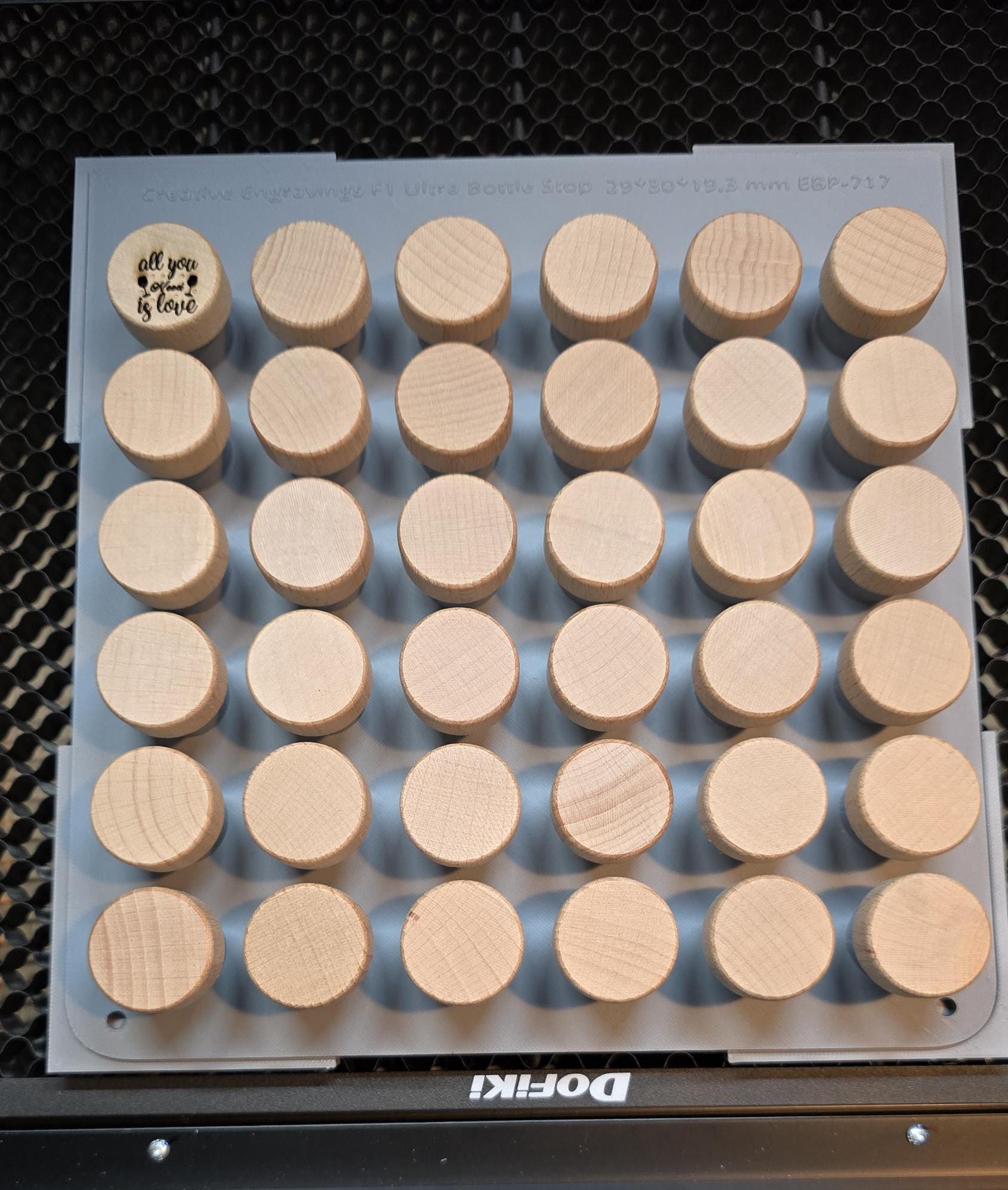 36 Bottle Stoppers not included with this adapter