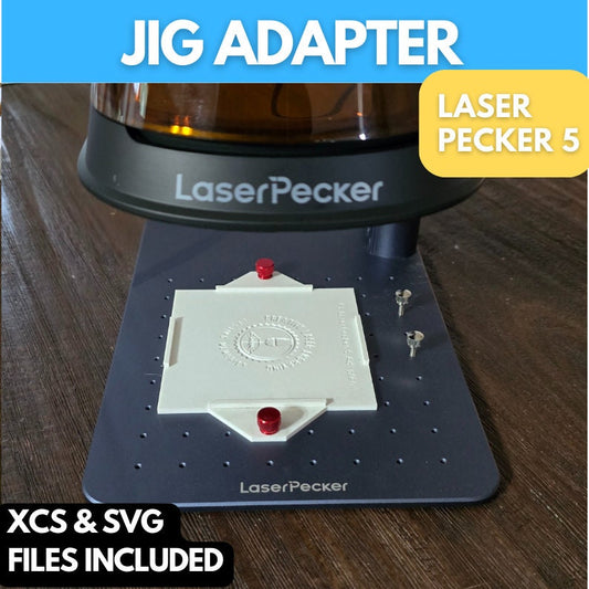LaserPecker 5 Standard Adapter Use F1 Jigs on LP5 with this Jig Adapter