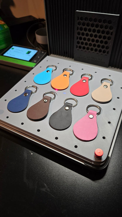 8 Leather Key Fob Jig xTool F1 Ultra, 3D Printed Jig, xTool Fiber Laser Jig, xTool F1 Ultra Jig, Fiber Jig, 3D Jig, XCS File