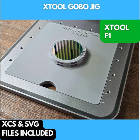 3D Printed Jig, xTool Fiber Laser Jig, Laser Jig, Laser Template, Fiber Jig, 3D Jig, XCS File, F1 Laser Fixture