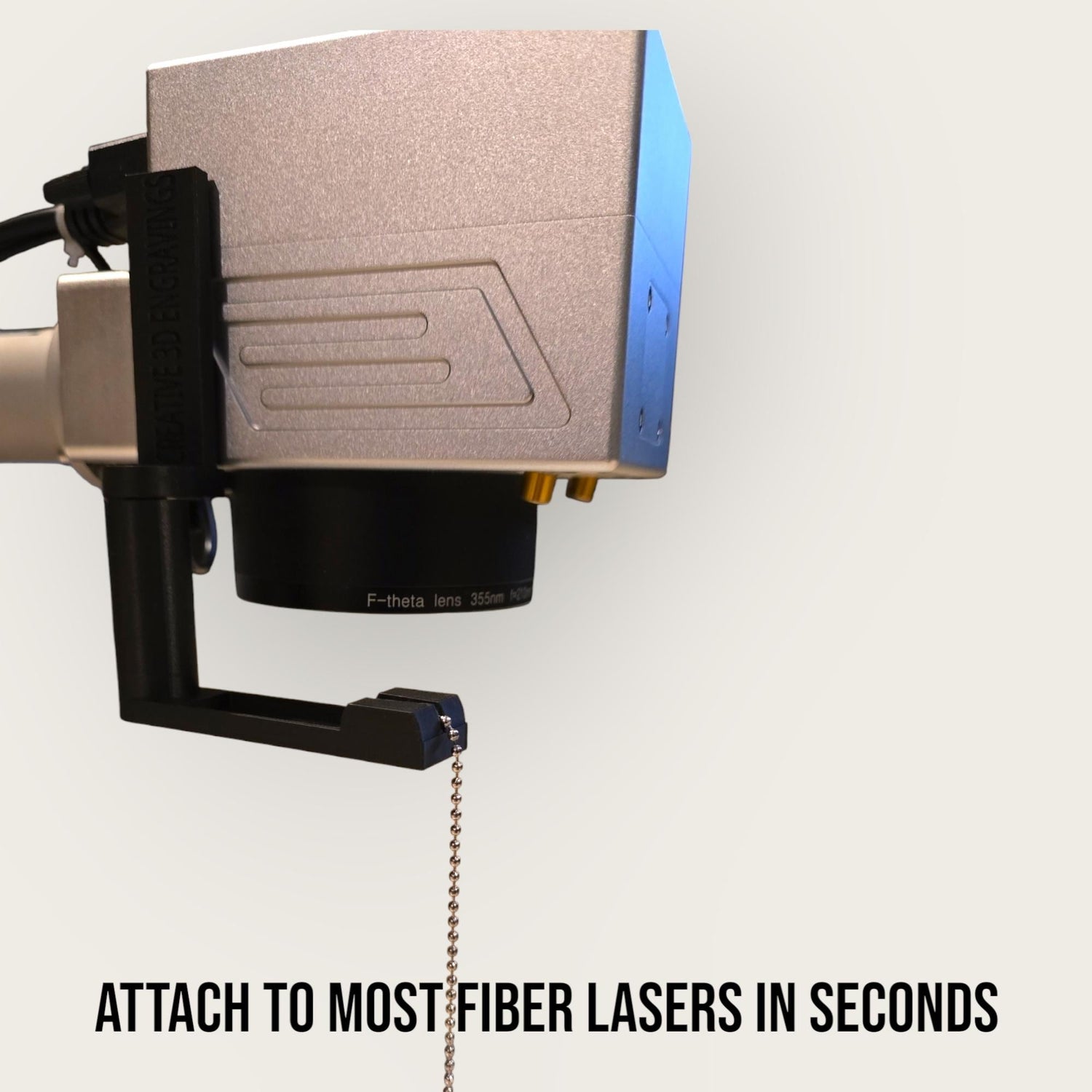Fiber Laser Focal Chain, Laser Engraver, 3D Printed focal stick, Fiber focal stick, Hoation Fiber Laser, Cloudray, Omtech, Commark, Monport