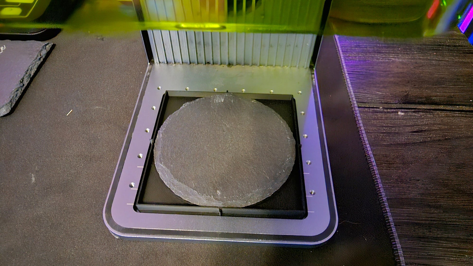 Xtool F1 Square and Circle Slate Coaster  Jig