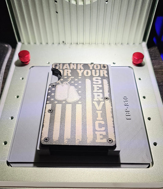 xTool F1 Laser Engraver Wallet Jig