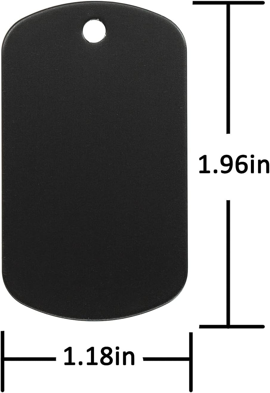 Black Dog Tag Laser Engravable F1 Laser Jig
