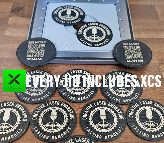 2" Coin Jig for Xtool F1 Laser Engraver