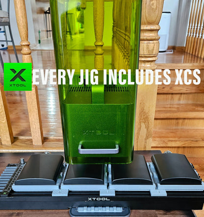 Flask Jig for the xTool F1 Laser Engraver