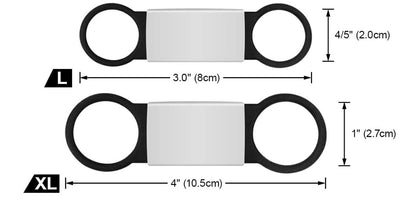 Slide on Dog  Tag Jig xTool F1 Laser Engraver