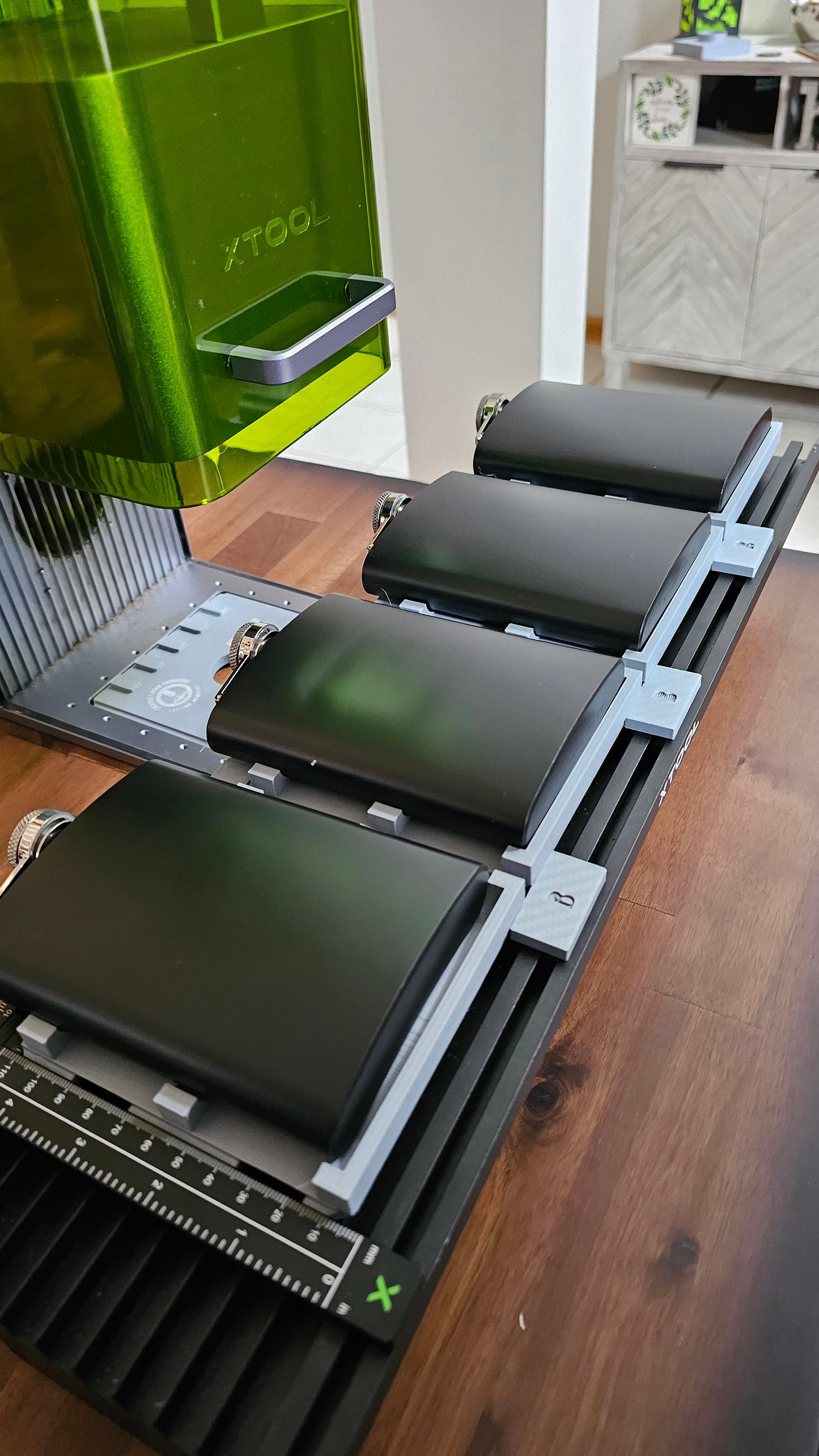 Flask Jig for the xTool F1 Laser Engraver