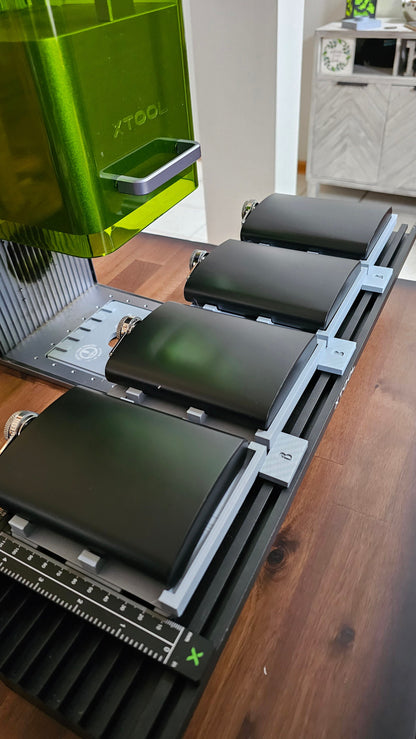 Flask Jig for the xTool F1 Laser Engraver