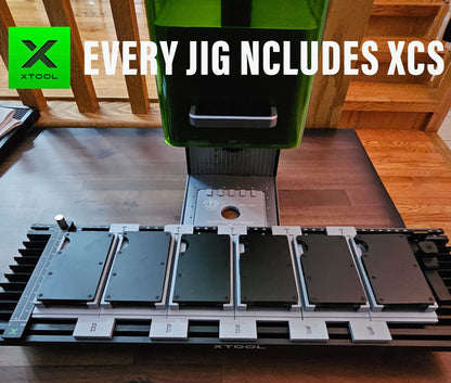 Metal Wallet Slider xTool F1 Laser Engraver Jig
