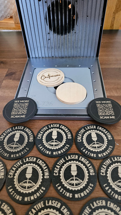 2" Coin Jig for Xtool F1 Laser Engraver