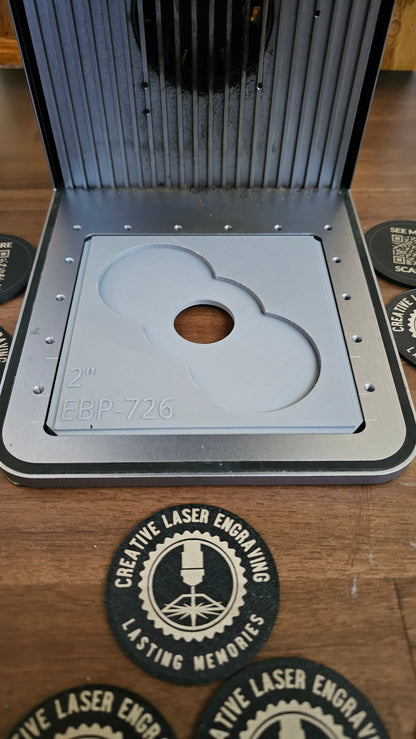 2" Coin Jig for Xtool F1 Laser Engraver